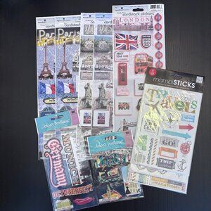 European Vacation Bundle of 8 Sticker Packs